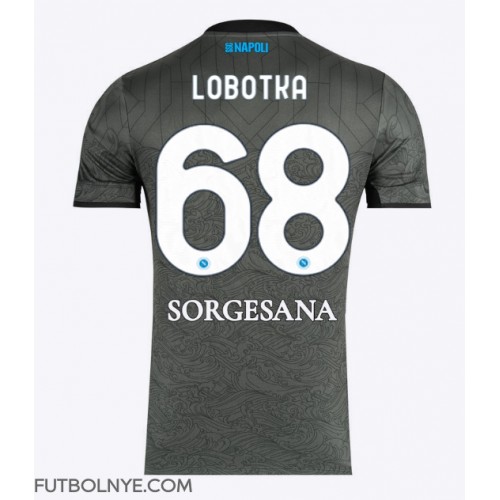 Camiseta SSC Napoli Stanislav Lobotka #68 Tercera Equipación 2024-25 manga corta
